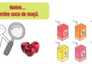 Suco de maçã no néctar